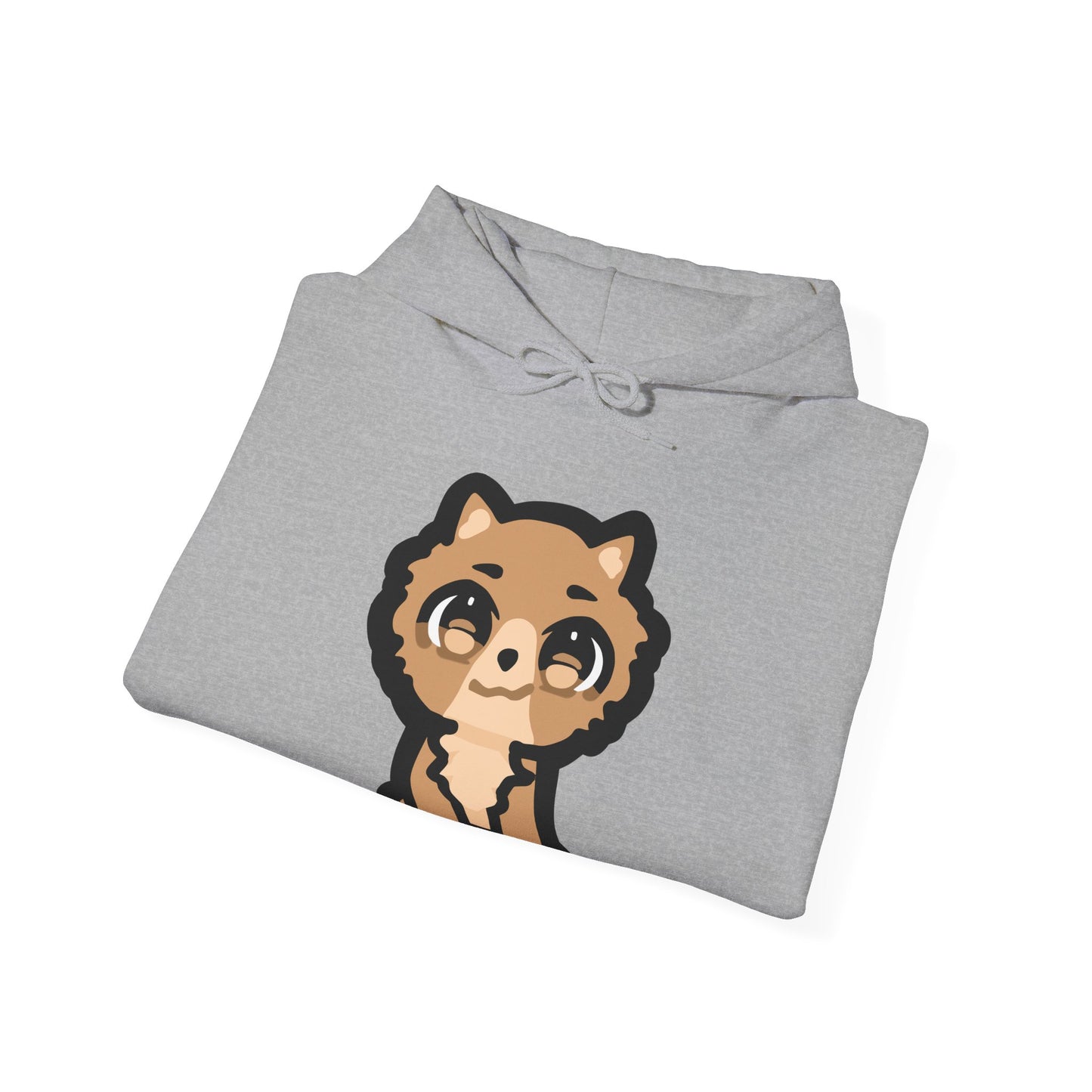 Pomeranian - Anime Character Unisex Heavy Blend™ Hooded Sweatshirt - Cozy, Cute, Casual Streetwear, Perfect Gift for Anime Lovers, Hoodies for Fall