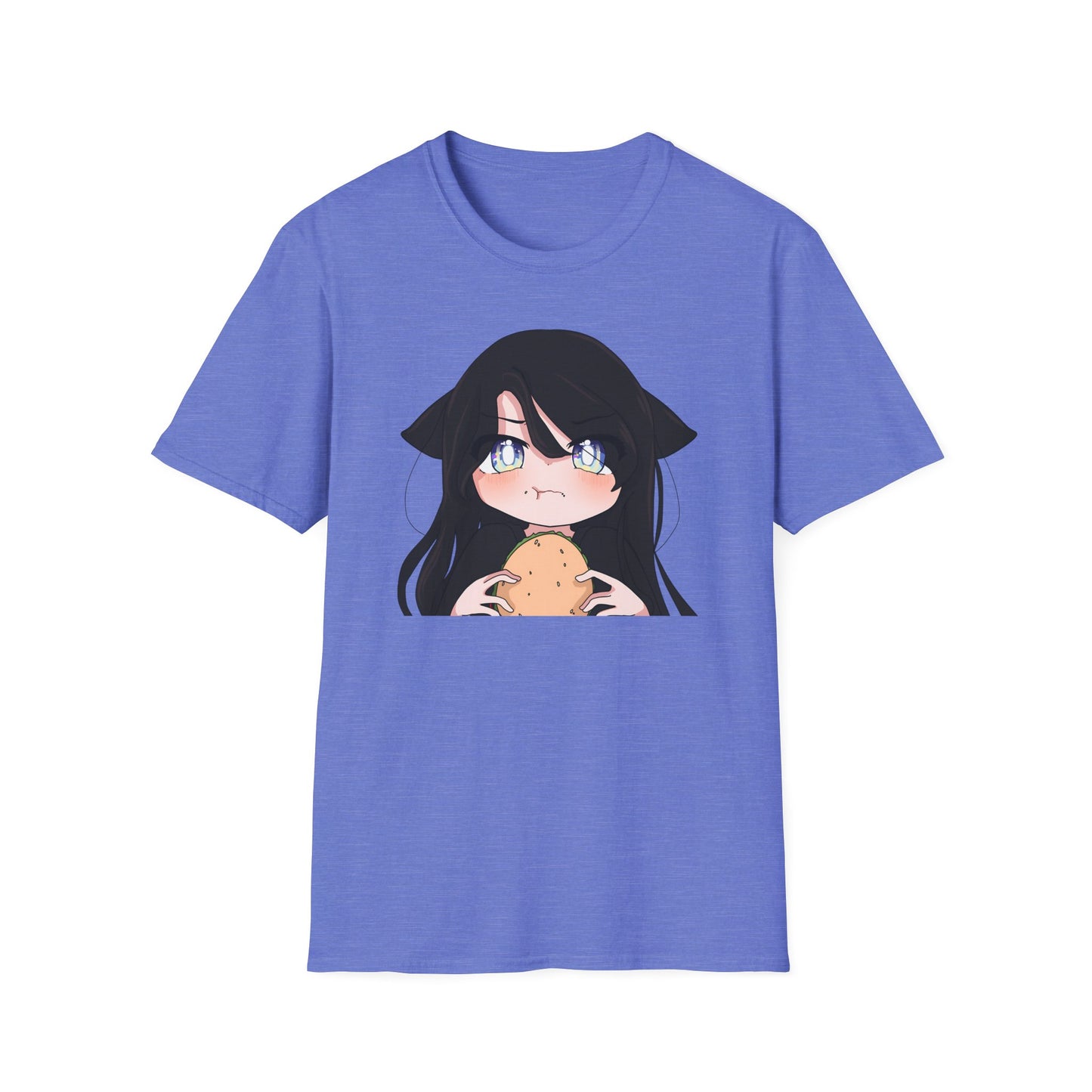 Little Ruby - Cute wolf girl T-Shirt | Anime Style, Softstyle Tee, Gift for Gamers, Cartoon Shirt, Kawaii Apparel