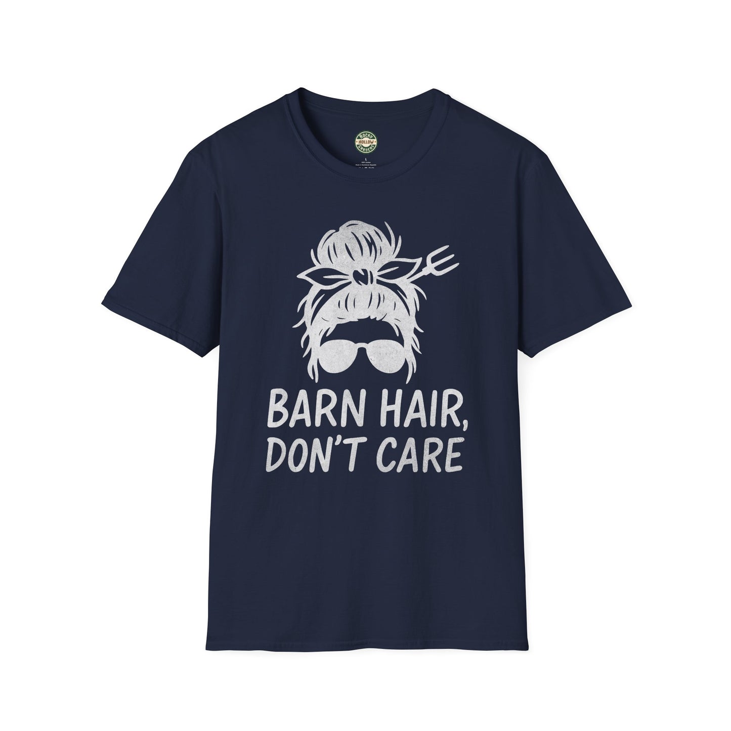"Barn Hair Don't Care" Unisex T-Shirt, Casual Tee for Farm Lovers, Great for Summer, Gifts for Her, Country Vibes Fashion, Homesteader Humor