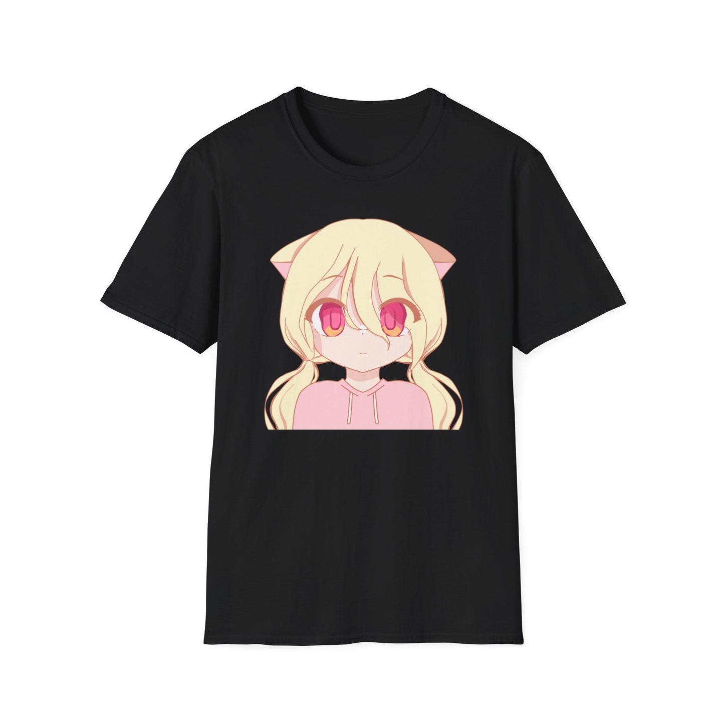 Lilly - Anime Girl Unisex Softstyle T-Shirt, Cute Graphic Tee for Anime Fans, Casual Wear, Gift for Birthdays, Cosplay, Relaxation