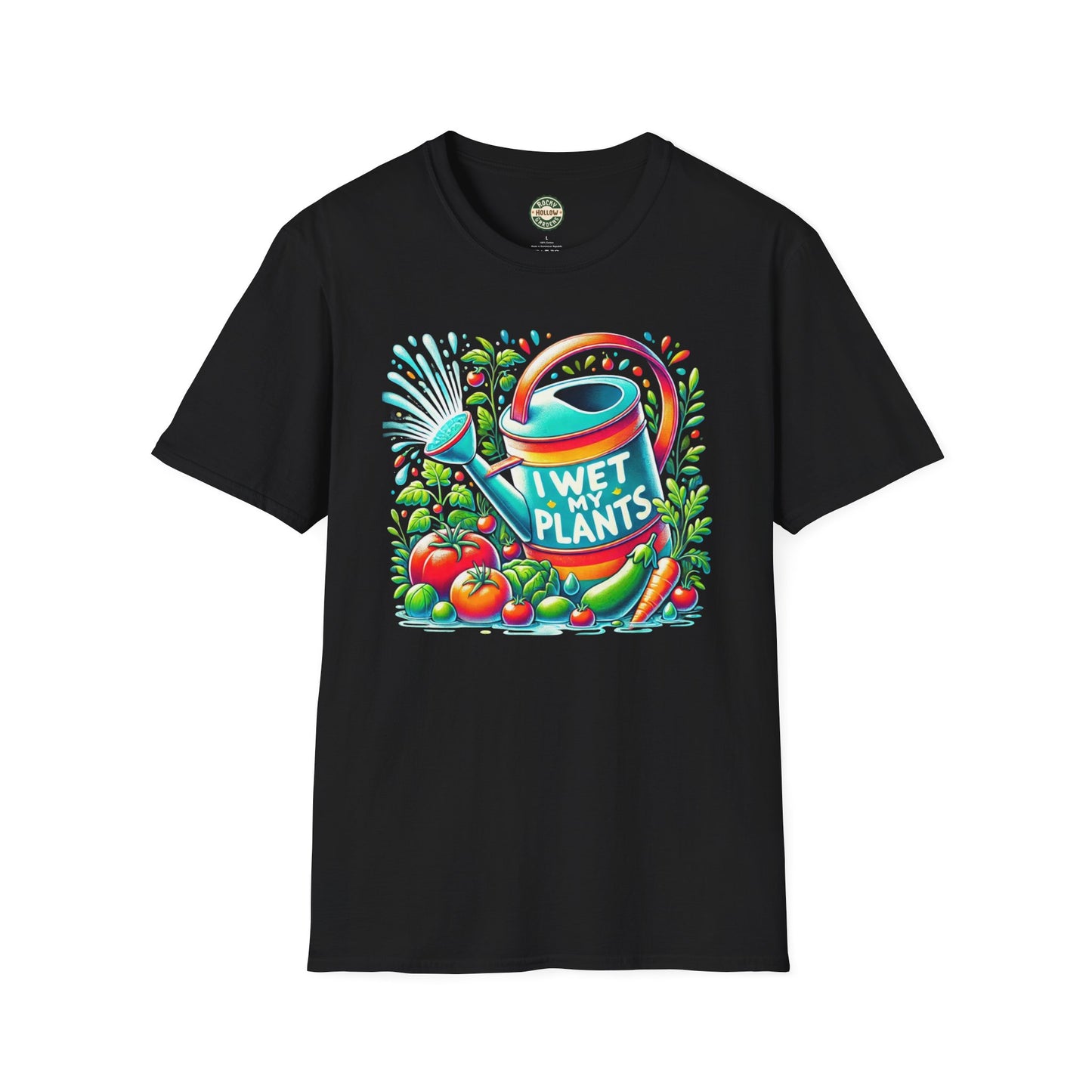 "I Wet My Plants" Unisex Soft-style Gardening T-Shirt