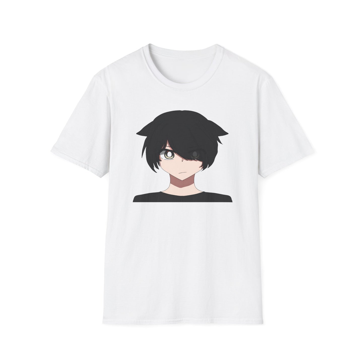 Rudy Rosher - Anime-Inspired Unisex Softstyle T-Shirt, Cute Cartoon Character Tee for Fans, Casual Anime Shirt, Perfect Gift for Birthdays, Cosplay Wear