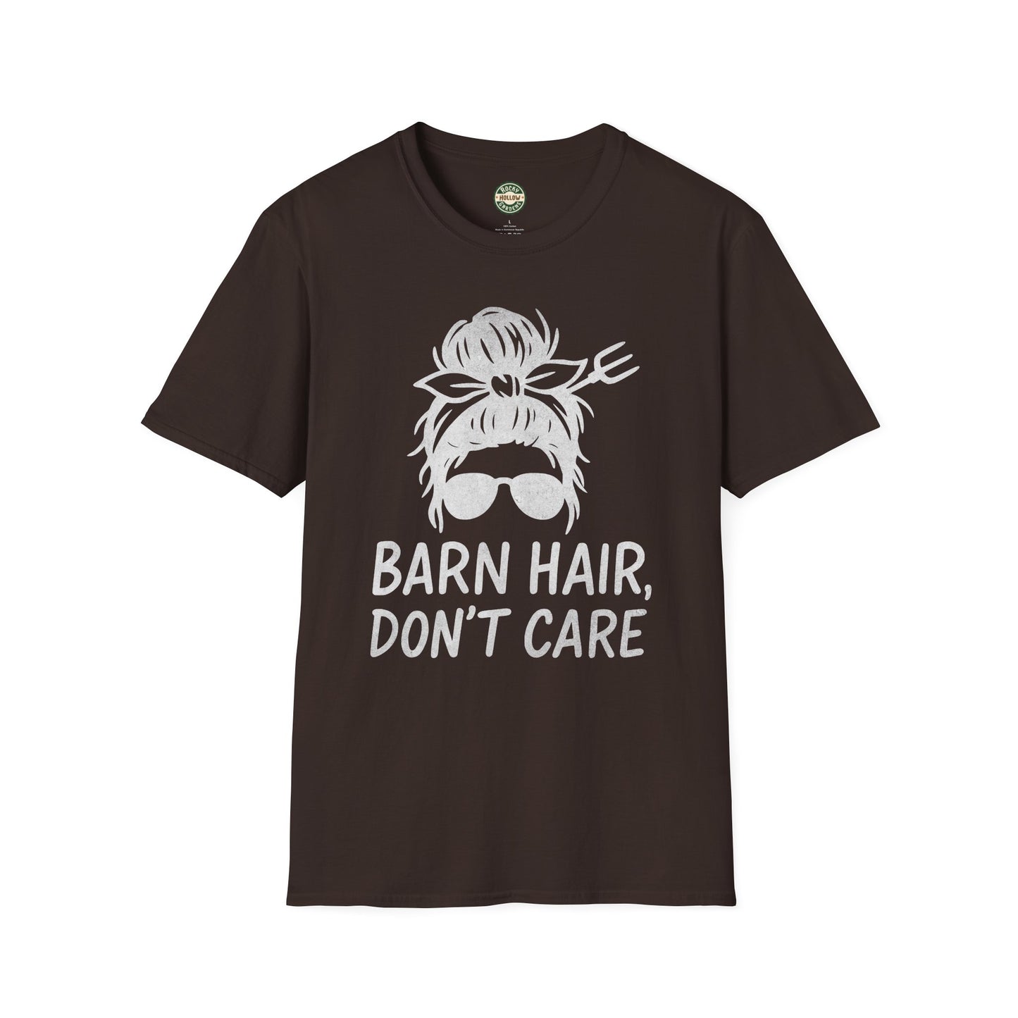 "Barn Hair Don't Care" Unisex T-Shirt, Casual Tee for Farm Lovers, Great for Summer, Gifts for Her, Country Vibes Fashion, Homesteader Humor