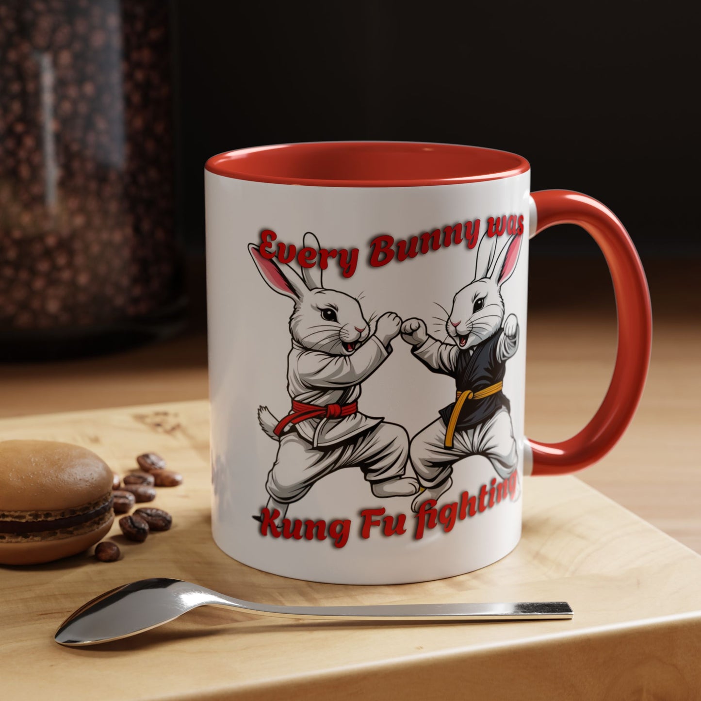 Every Bunny Was Kung Fu Fighting Coffee Mug