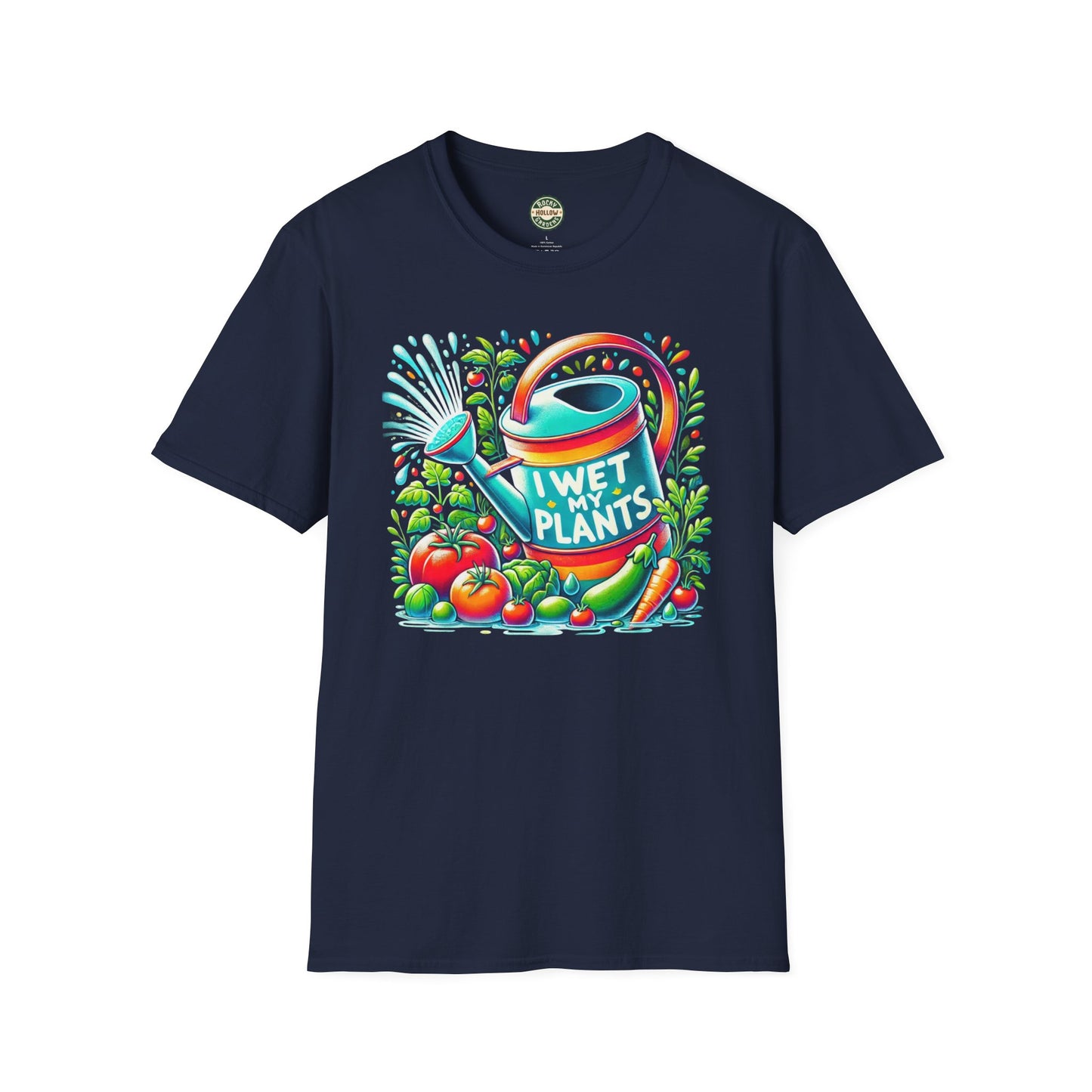 "I Wet My Plants" Unisex Soft-style Gardening T-Shirt