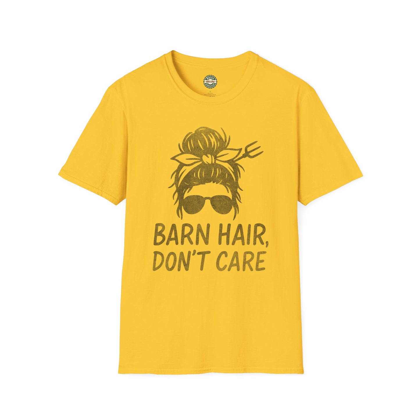 "Barn Hair Don't Care" Unisex T-Shirt, Casual Tee for Farm Lovers, Great for Summer, Gifts for Her, Country Vibes Fashion, Homesteader Humor