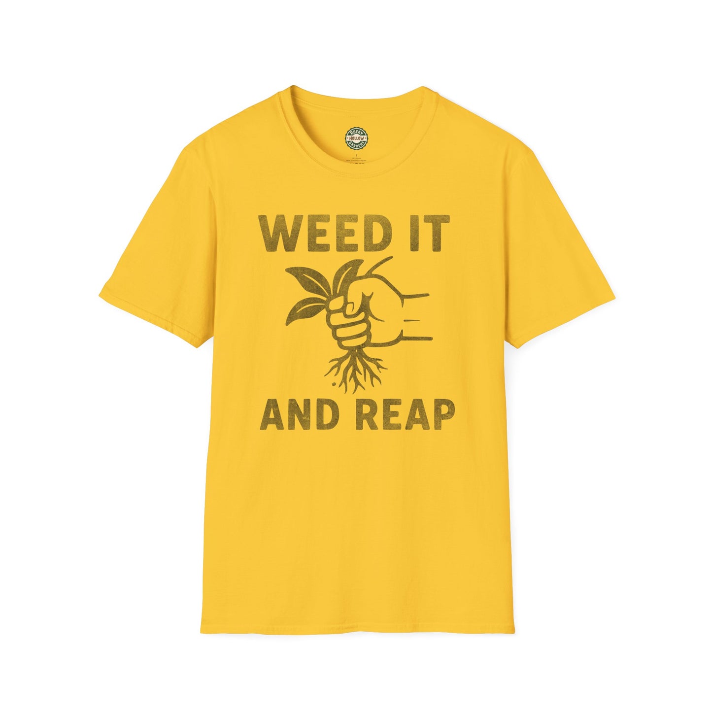 "Weed It and Reap" Tee - Funny Gardening T-Shirt, Unisex Plant Lover Shirt, Great Gift for Gardeners, Eco-Friendly Apparel, Rustic Homesteader Humor