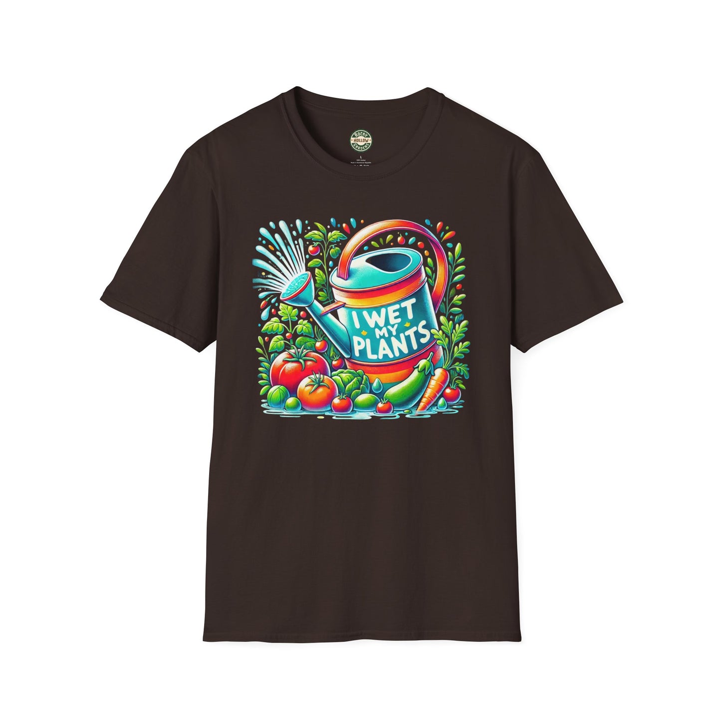 "I Wet My Plants" Unisex Soft-style Gardening T-Shirt