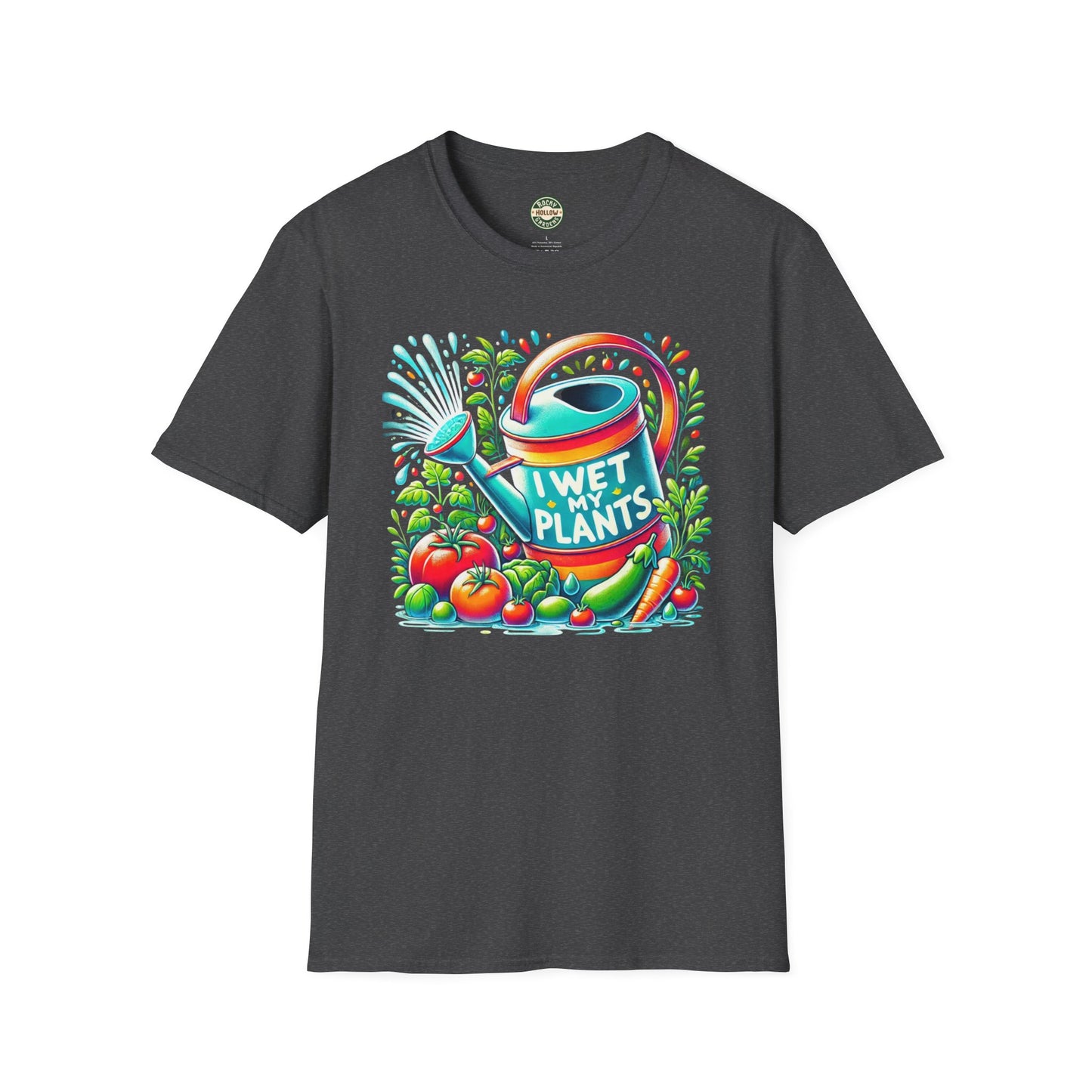 "I Wet My Plants" Unisex Soft-style Gardening T-Shirt