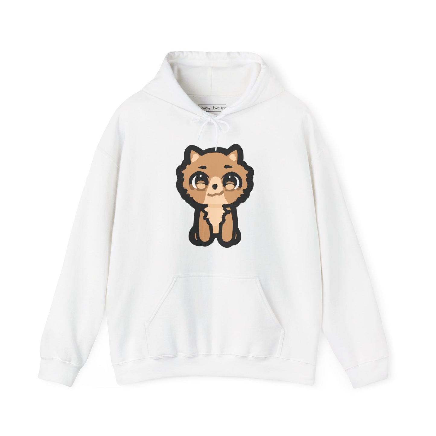 Pomeranian - Anime Character Unisex Heavy Blend™ Hooded Sweatshirt - Cozy, Cute, Casual Streetwear, Perfect Gift for Anime Lovers, Hoodies for Fall