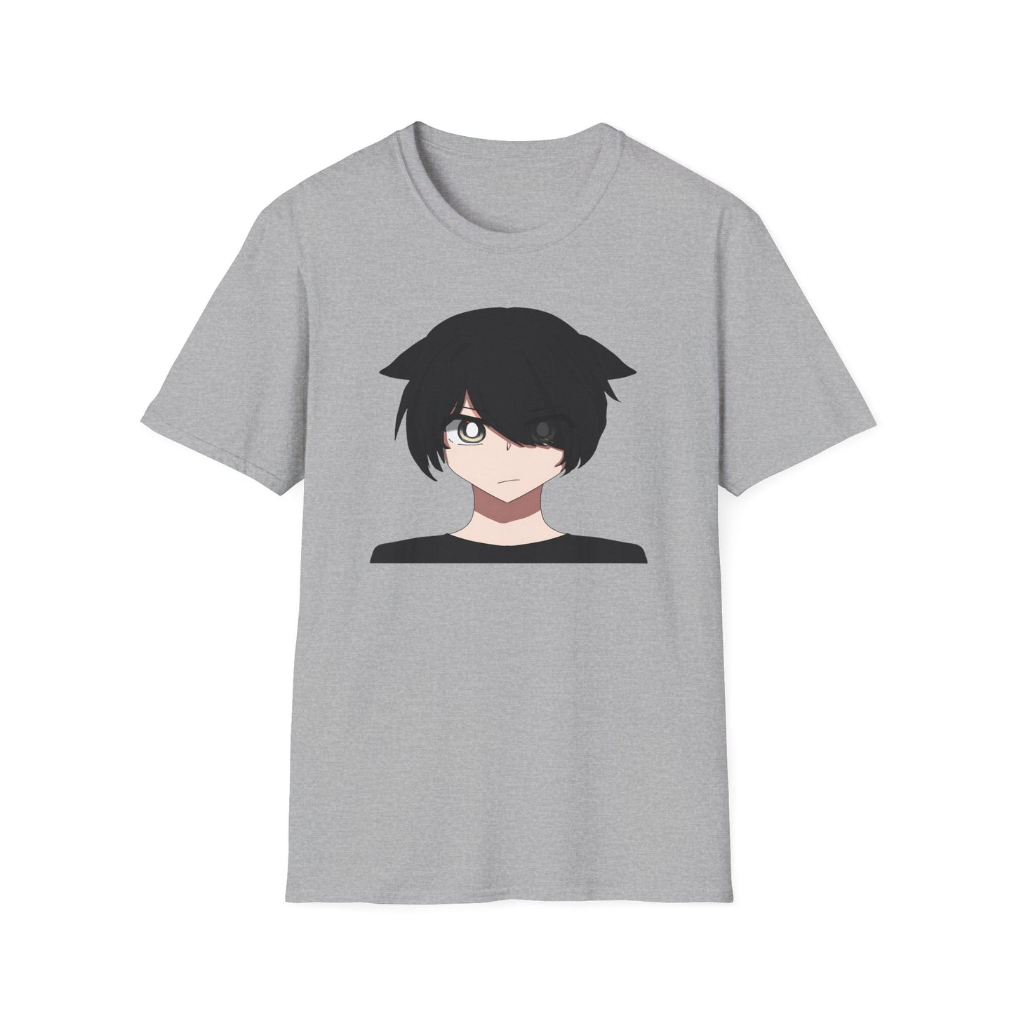 Rudy Rosher - Anime-Inspired Unisex Softstyle T-Shirt, Cute Cartoon Character Tee for Fans, Casual Anime Shirt, Perfect Gift for Birthdays, Cosplay Wear