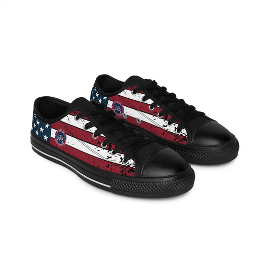 Patriotic "United We Stand" Men's Sneakers
