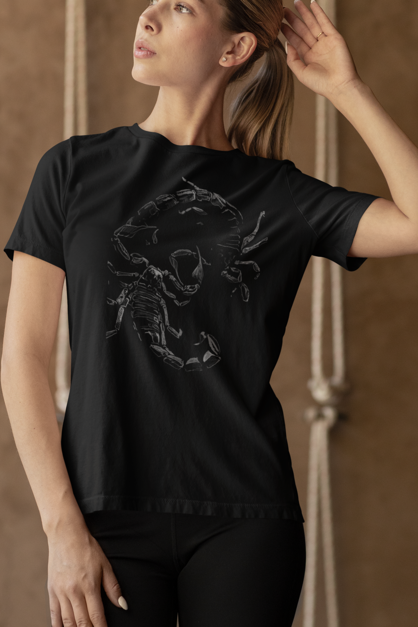 Jamie's Hand-Drawn Collection "Dancing Scorpions" Unisex Soft-Style Tee Shirt