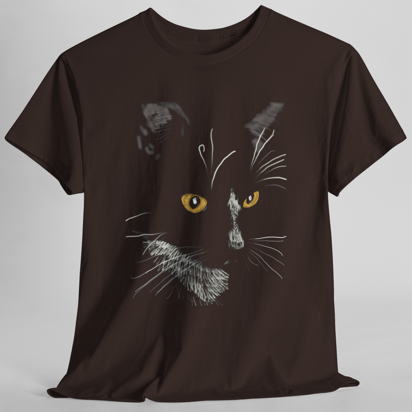 Jamie's Hand-Drawn Collection "Sister Cat" Unisex Tee Shirt