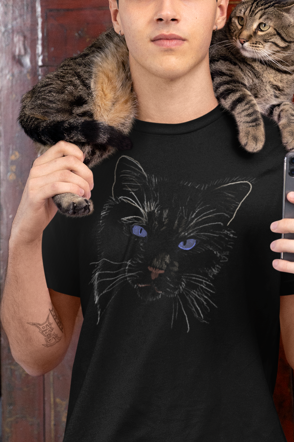 Jamie's Hand-Drawn Collection "Puff" Unisex Tee Shirt