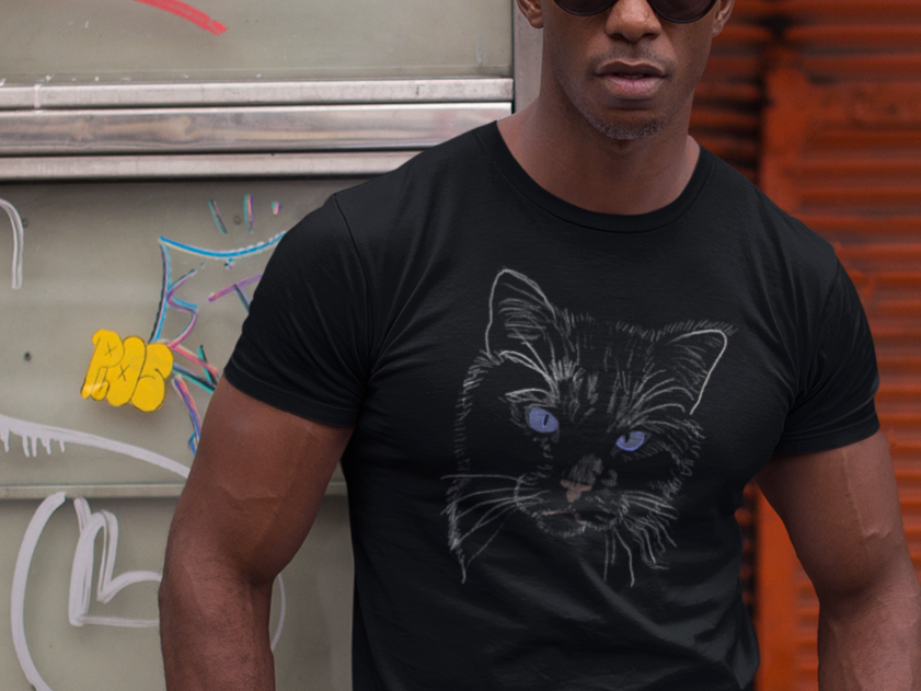 Jamie's Hand-Drawn Collection "Puff" Unisex Tee Shirt