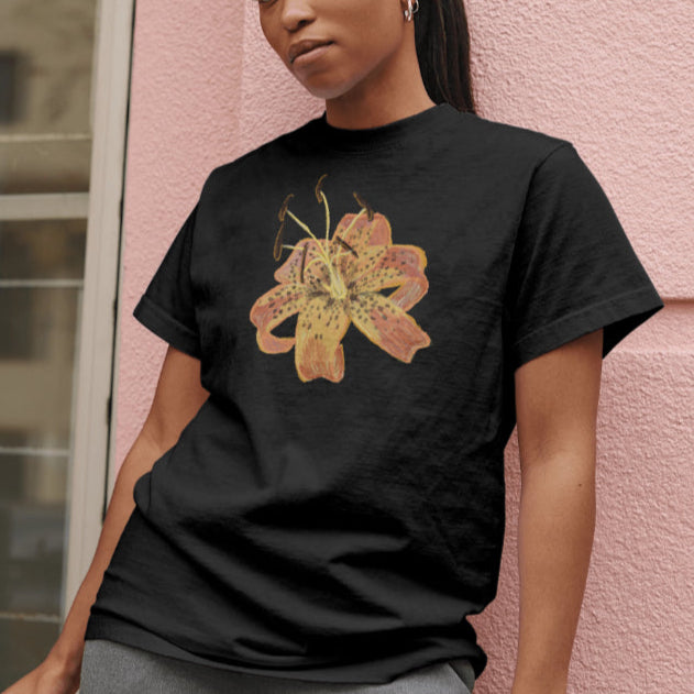Jamie's Hand-Drawn Collection "Ozark Lily" Unisex Soft-Style Tee Shirt