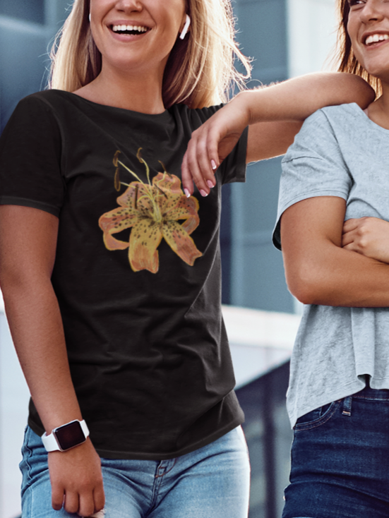 Jamie's Hand-Drawn Collection "Ozark Lily" Unisex Soft-Style Tee Shirt