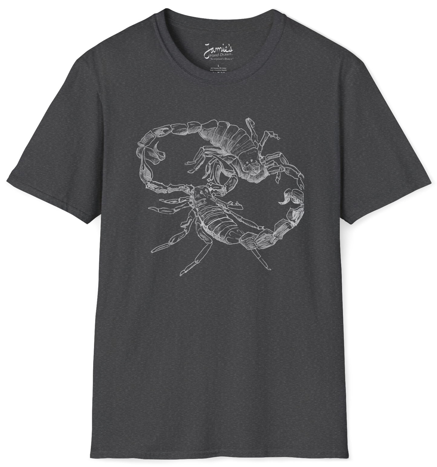 Jamie's Hand-Drawn Collection "Scorpion's Dance" Unisex SoftStyle Tee Shirt