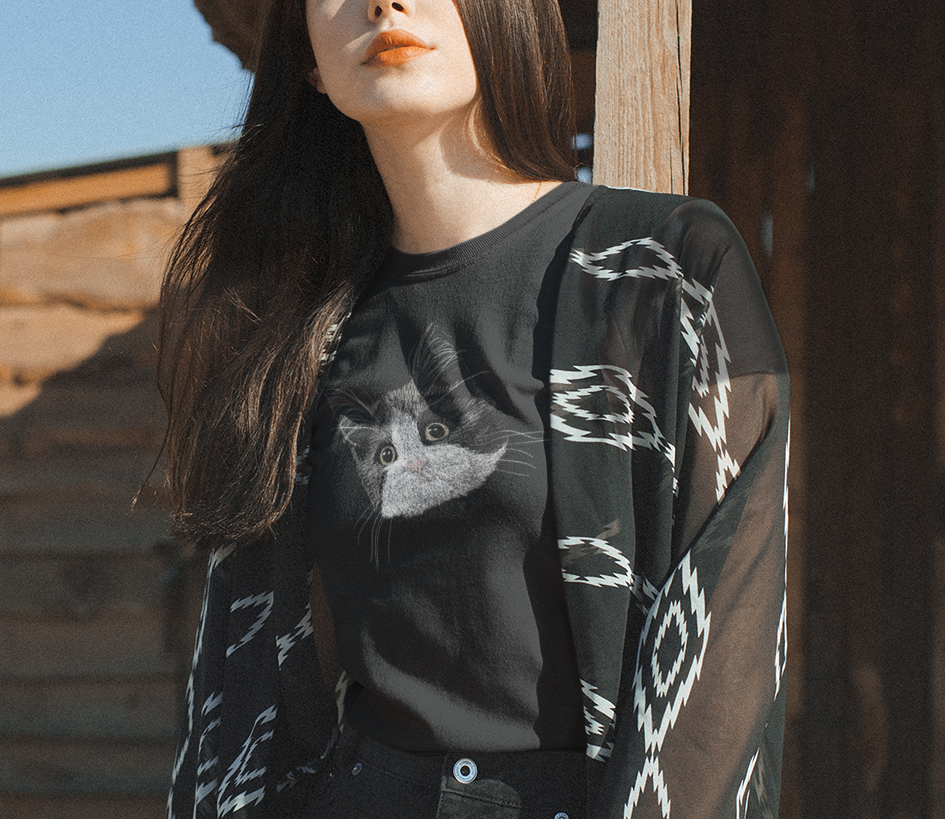Jamie's Hand-Drawn Collection "Royal Shark Mode" Unisex Soft-Style Tee Shirt