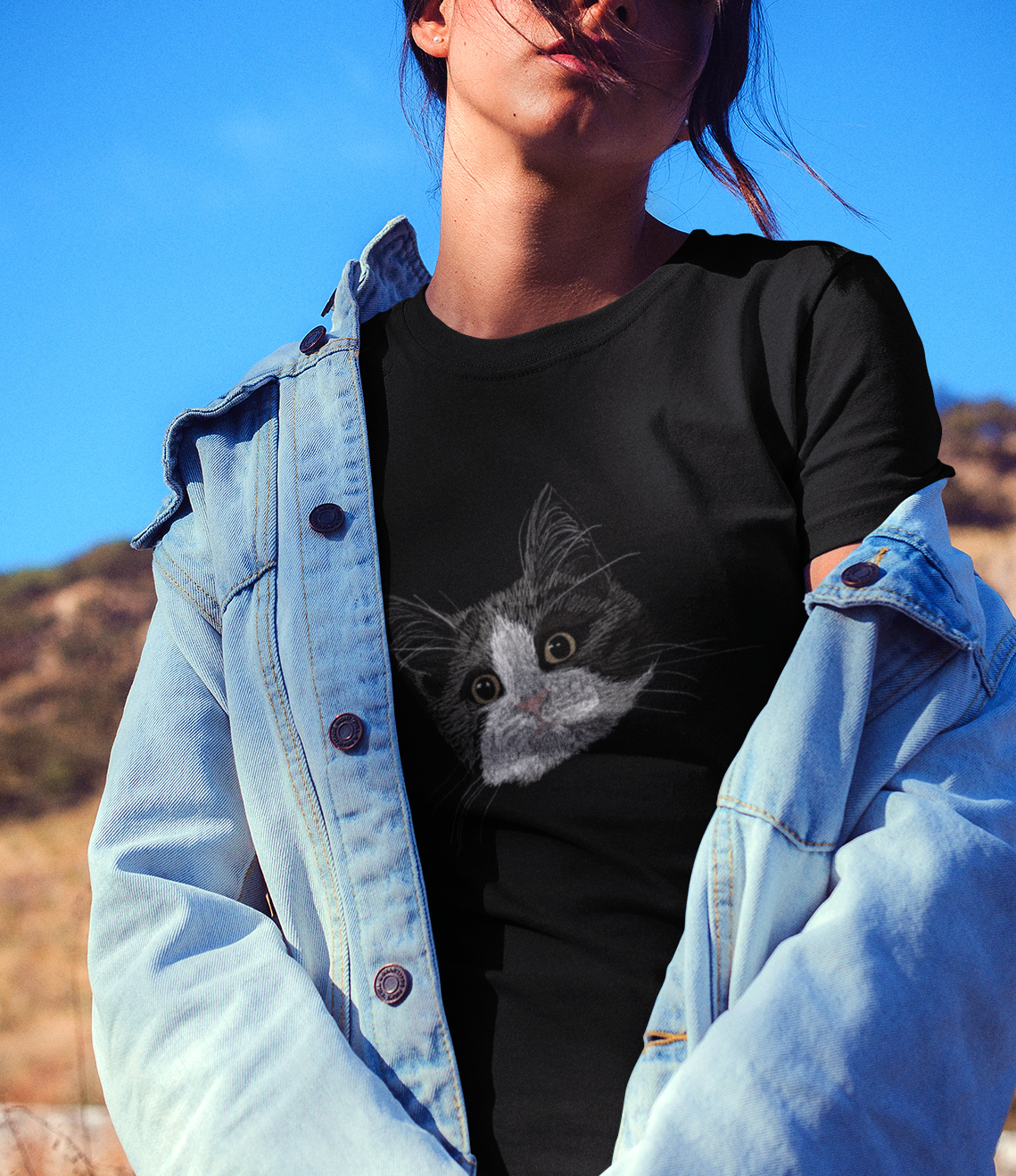 Jamie's Hand-Drawn Collection "Royal Shark Mode" Unisex Soft-Style Tee Shirt