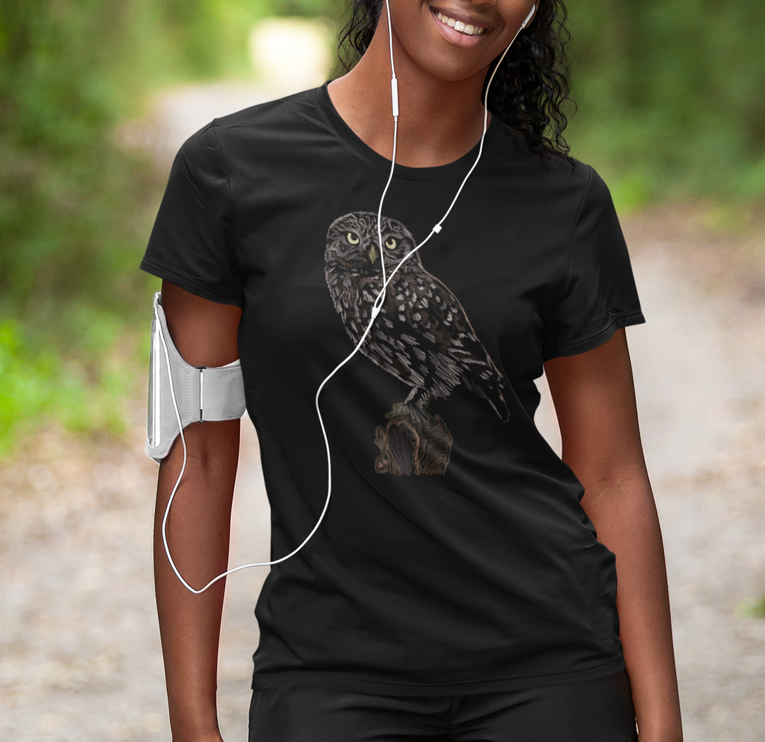 Jamie's Hand-Drawn Collection "Bird of Prey" Unisex Soft-style Tee Shirt