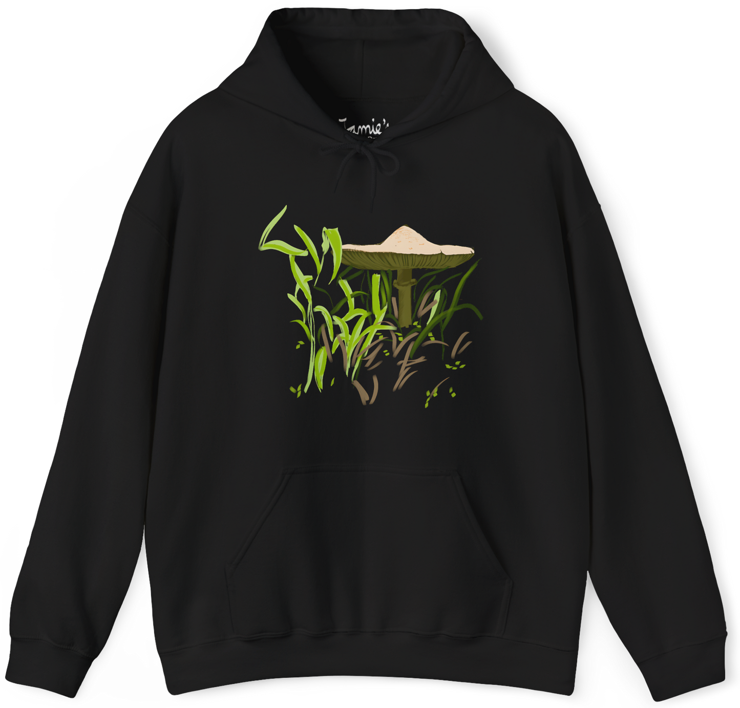 Jamie's Hand-Drawn "Brown Mushroom" Mushroom Collection Heavy Blend Hoodie Unisex