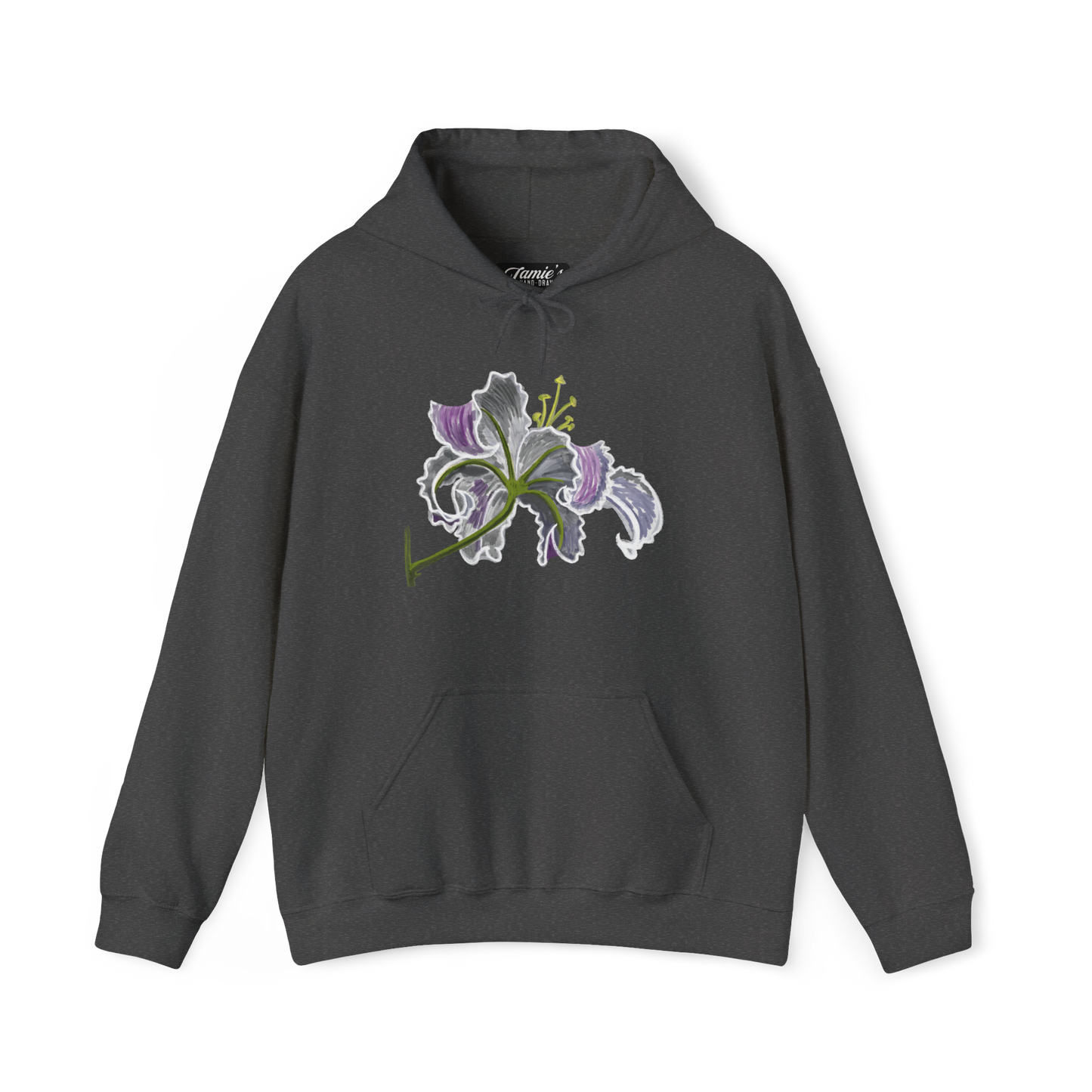 Jamie's Hand-Drawn "Lily Blossom" Hoodie