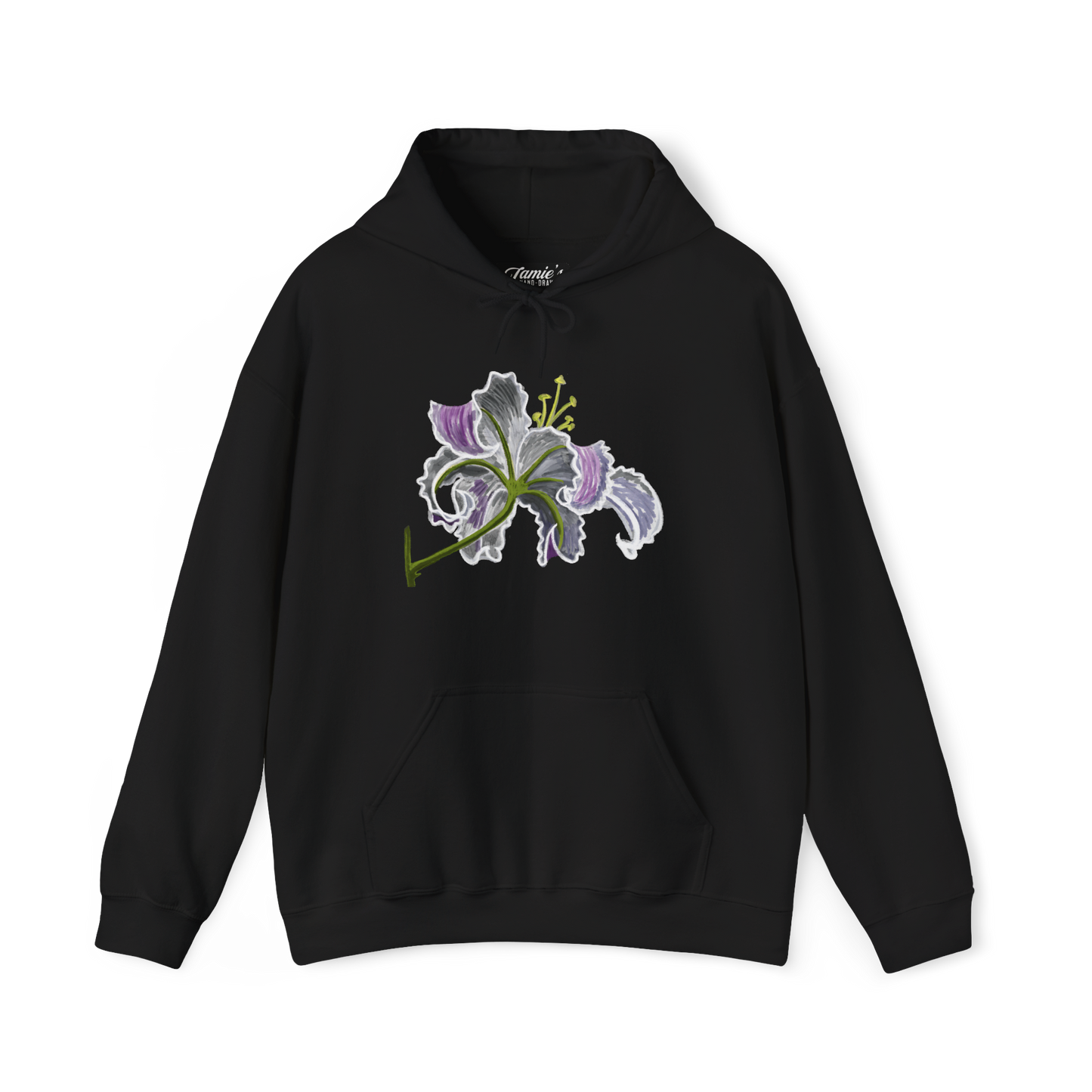 Jamie's Hand-Drawn "Lily Blossom" Hoodie