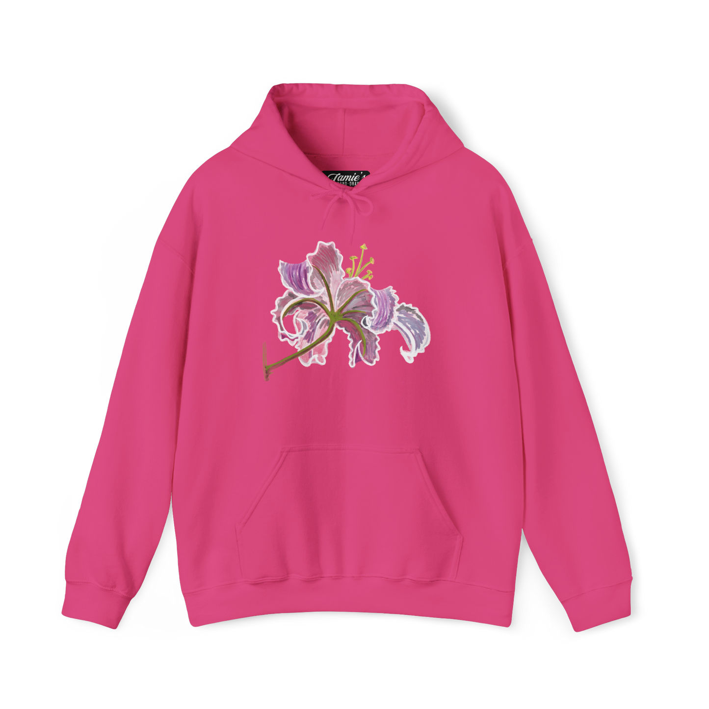 Jamie's Hand-Drawn "Lily Blossom" Hoodie