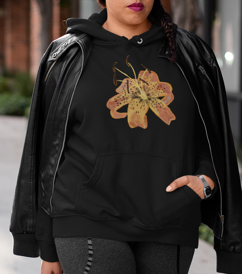 Jamie's Hand-Drawn "Ozark Lily" Hoodie