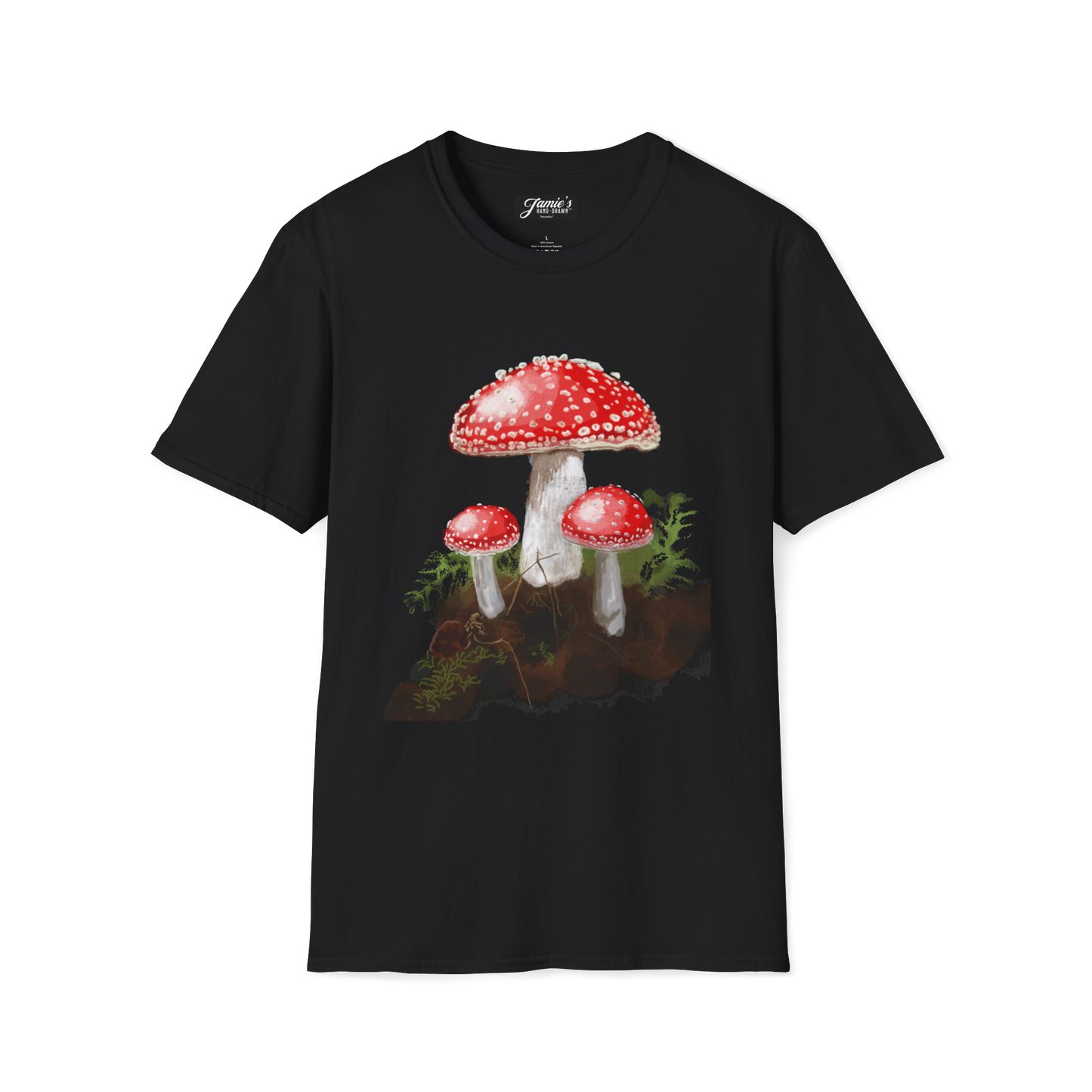 Jamie's Hand-Drawn "Amanitas" Tee Shirt