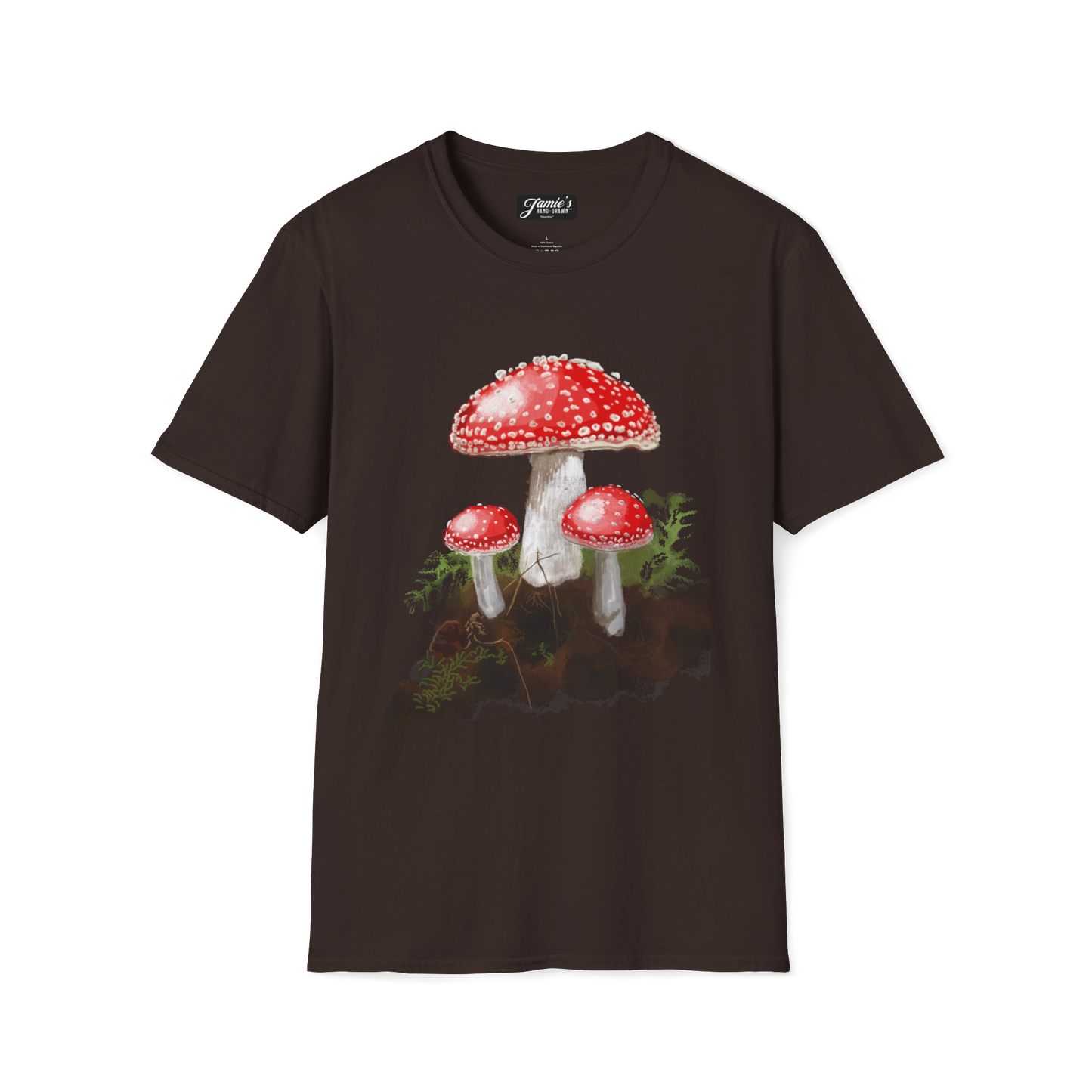 Jamie's Hand-Drawn "Amanitas" Tee Shirt