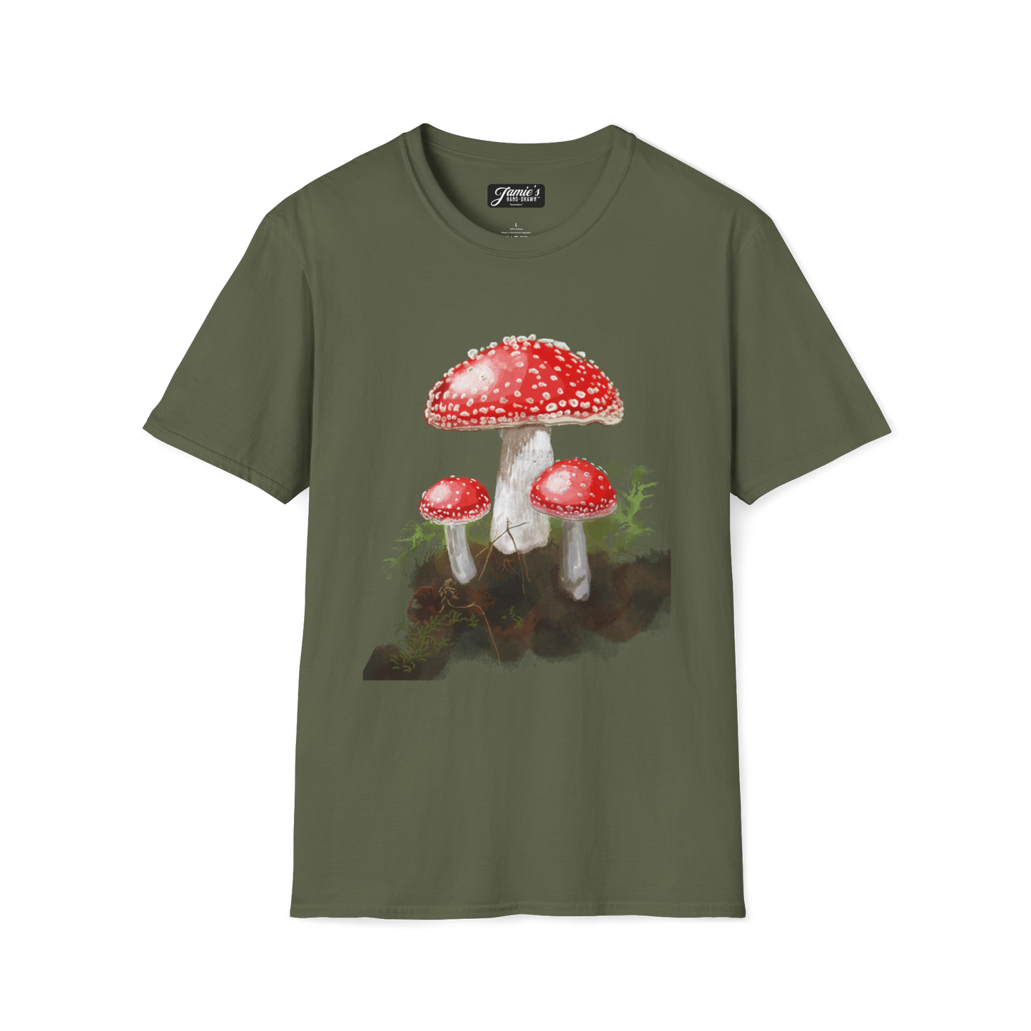 Jamie's Hand-Drawn "Amanitas" Tee Shirt
