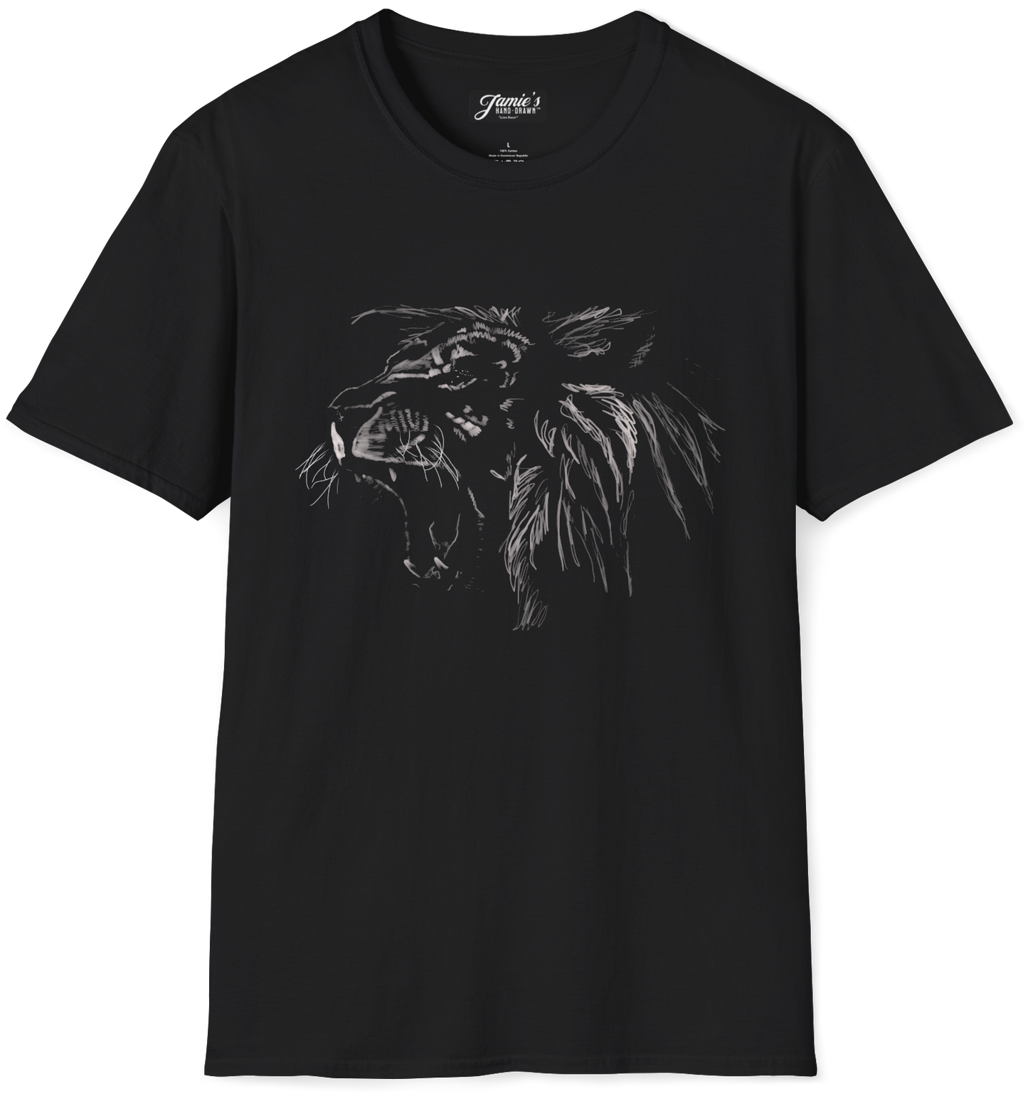 "Lion Rawr" Jamie's Hand-Drawn Cat Collection.