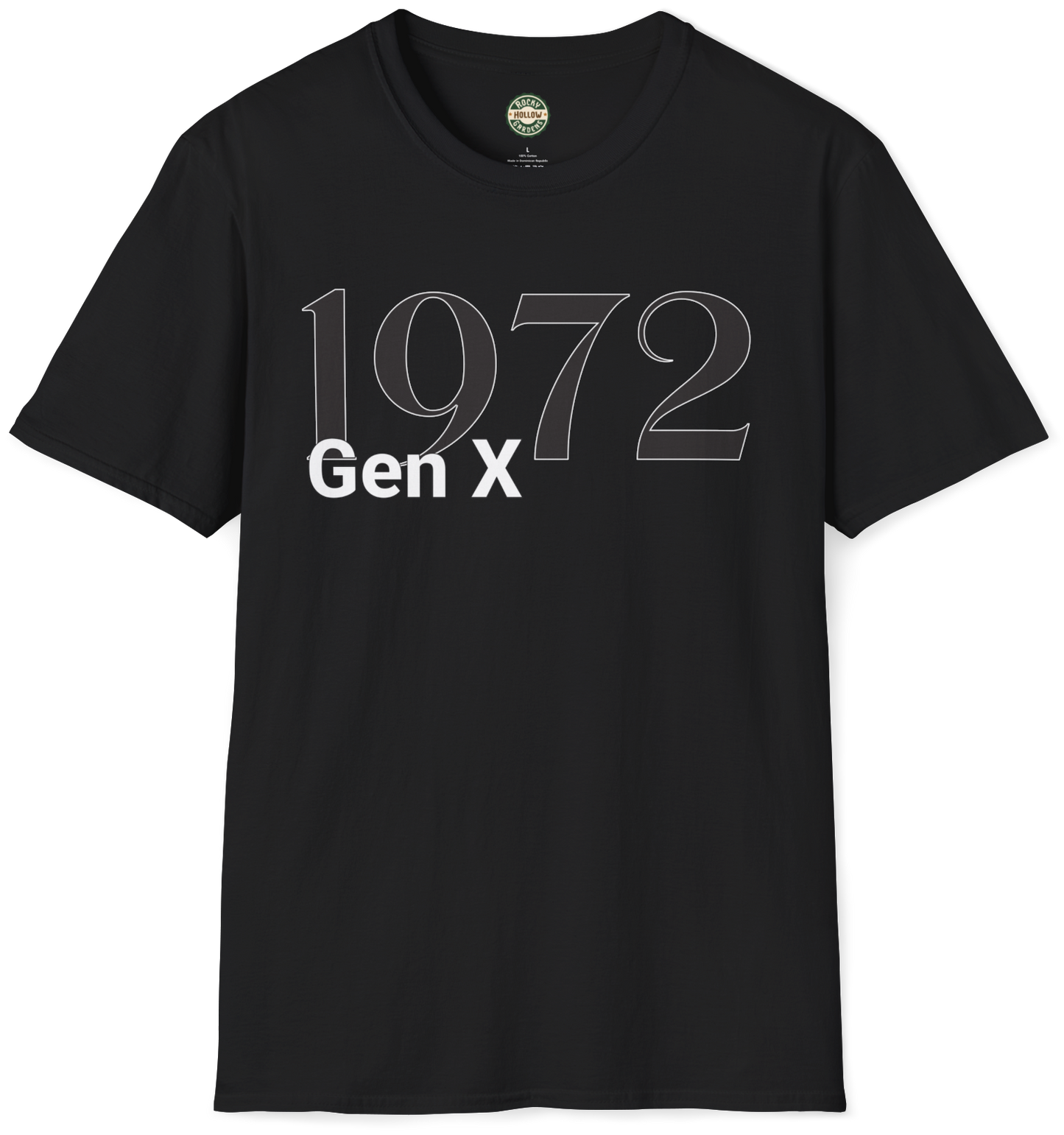 1972 Generation X Unisex Soft-Style T-Shirt for men or women
