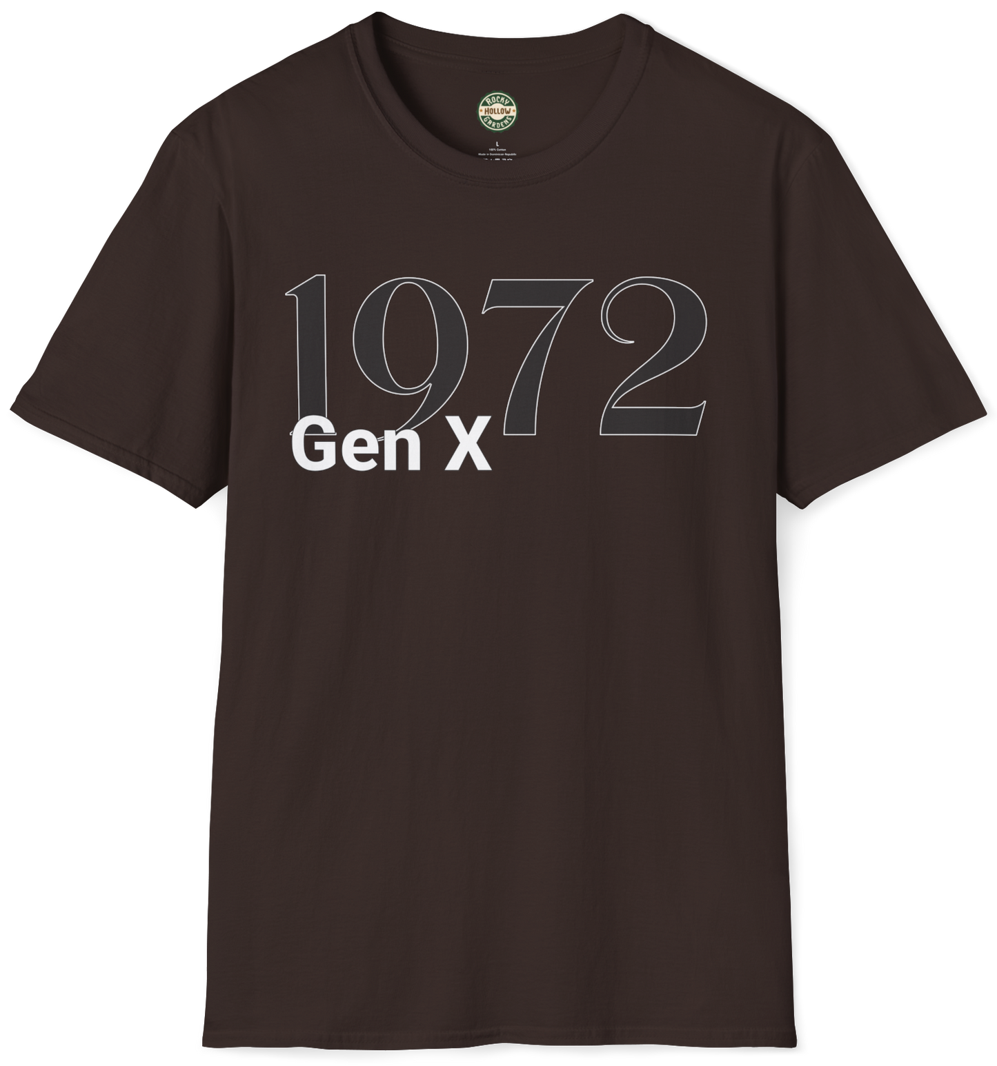 1972 Generation X Unisex Soft-Style T-Shirt for men or women