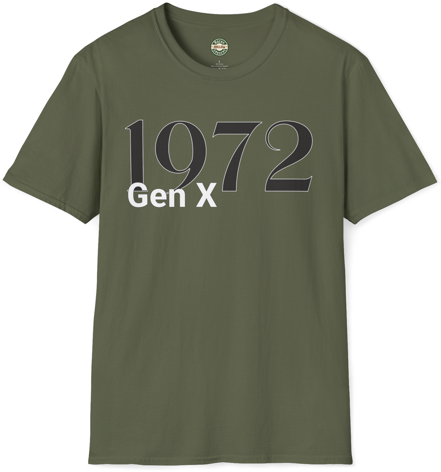 1972 Generation X Unisex Soft-Style T-Shirt for men or women