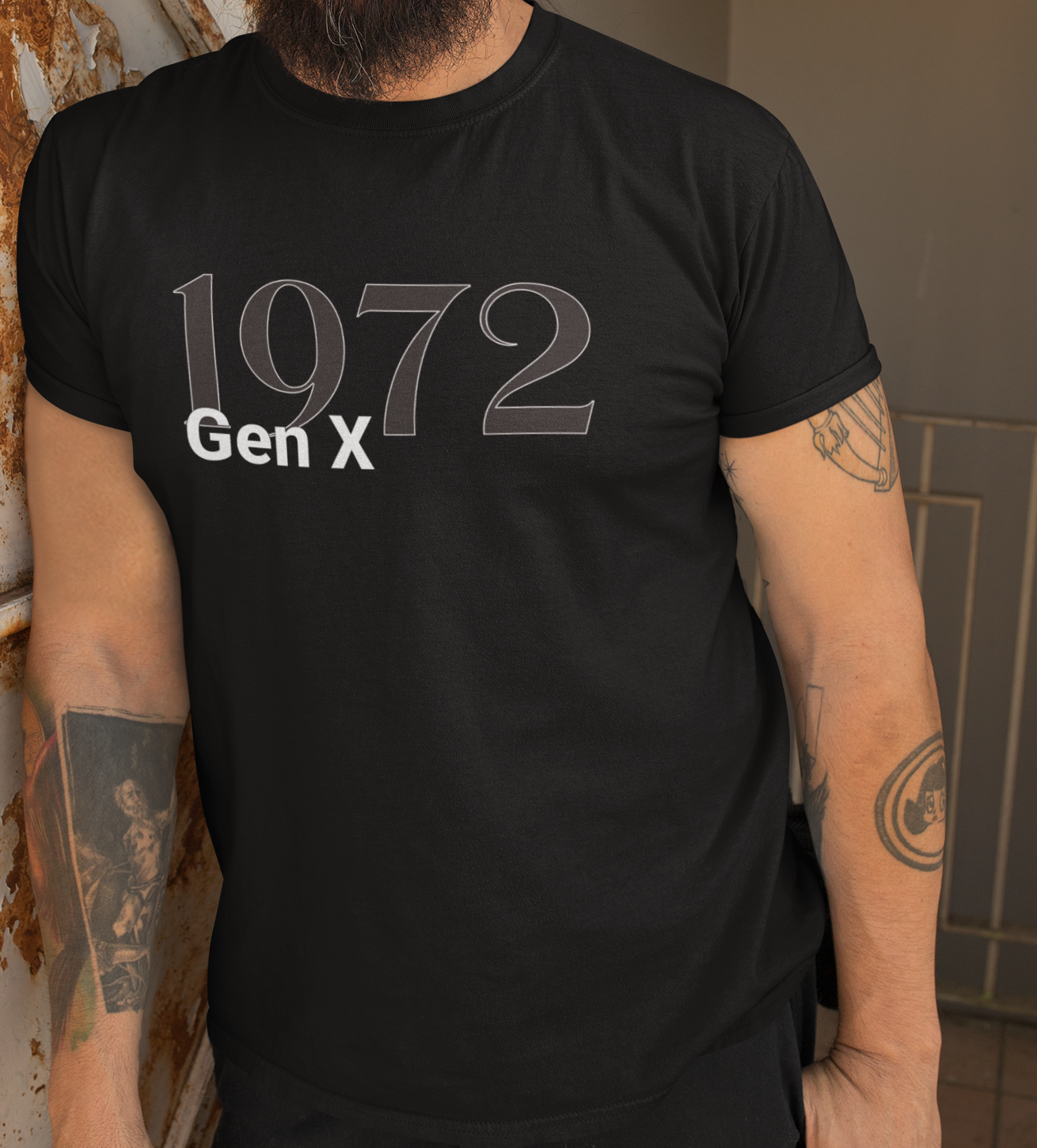 1972 Generation X Unisex Soft-Style T-Shirt for men or women