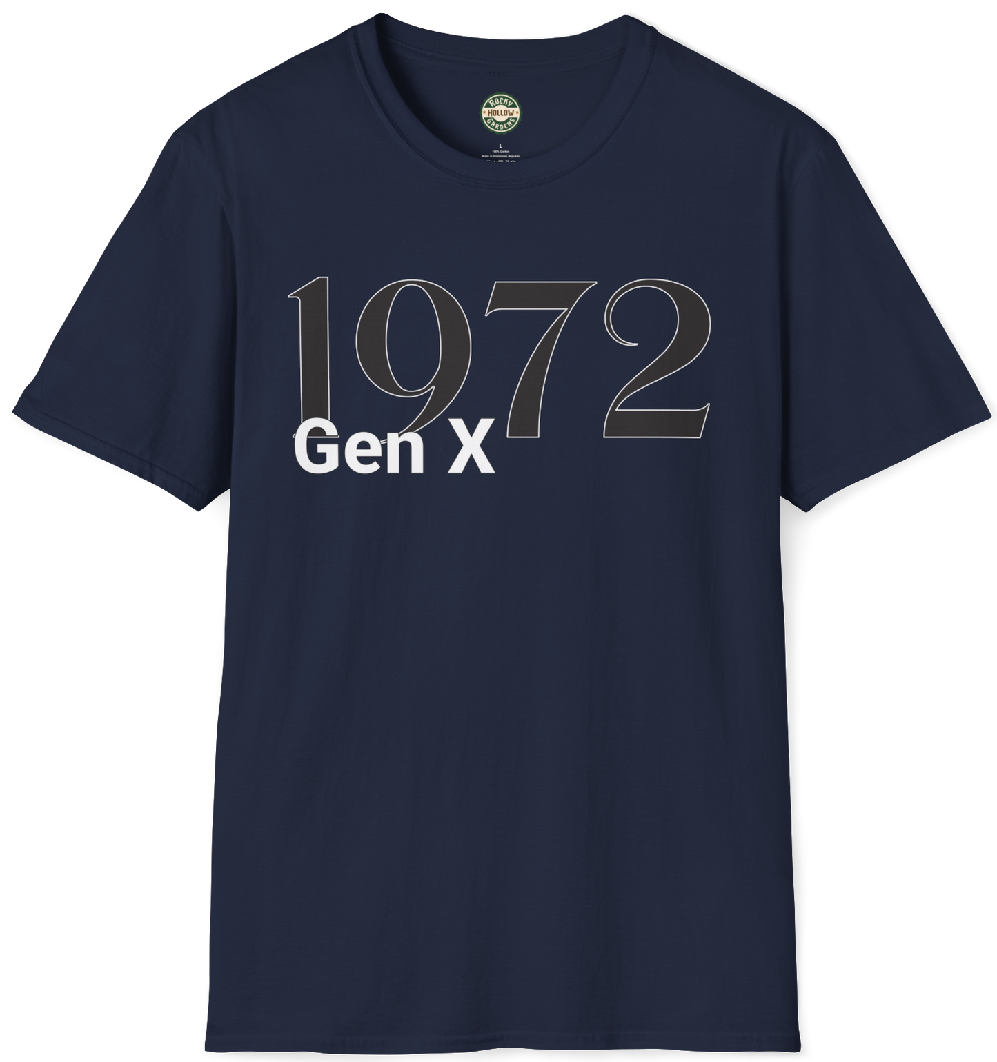 1972 Generation X Unisex Soft-Style T-Shirt for men or women