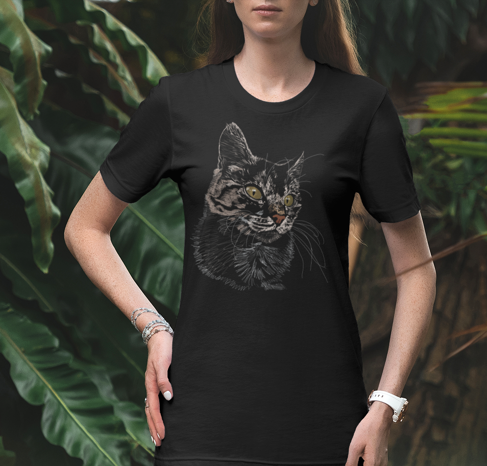 "Toes" Jamie's Hand-Drawn Cat Collection Unisex Softstyle T-Shirt