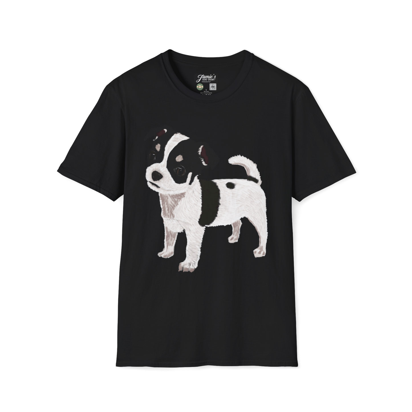 "Chihuahua Pup" Jamie's Hand-Drawn Dog Collection Unisex T-Shirt