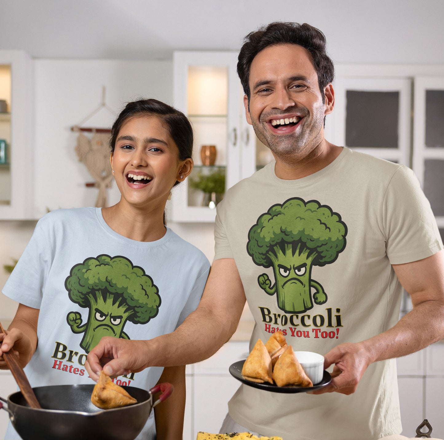 "Broccoli Hates You Too!" Funny Unisex T-Shirt, Gift for Veggie Lovers, Quirky Apparel for Gardeners, Humorous Tee for Foodies, Unique Present