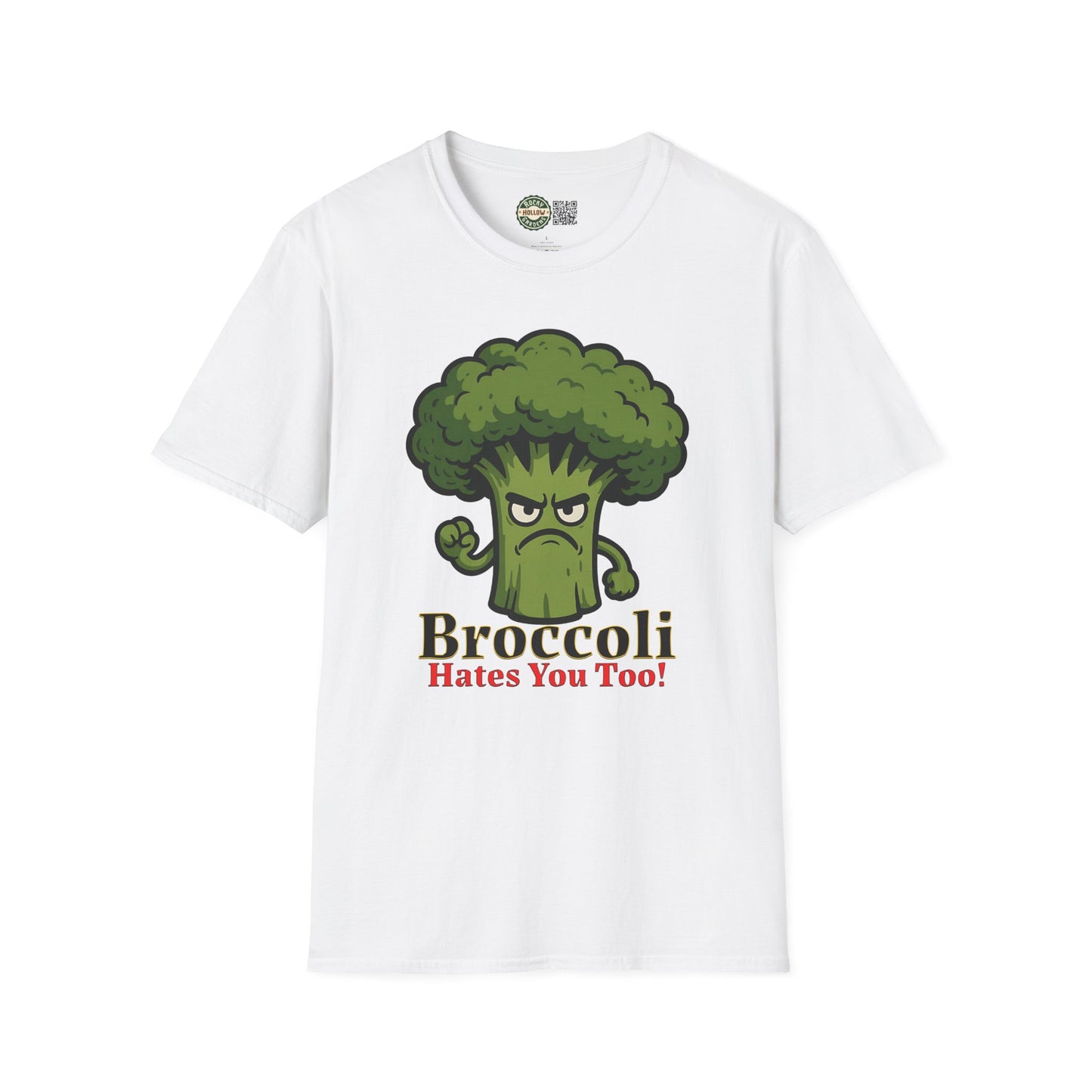 "Broccoli Hates You Too!" Funny Unisex T-Shirt, Gift for Veggie Lovers, Quirky Apparel for Gardeners, Humorous Tee for Foodies, Unique Present