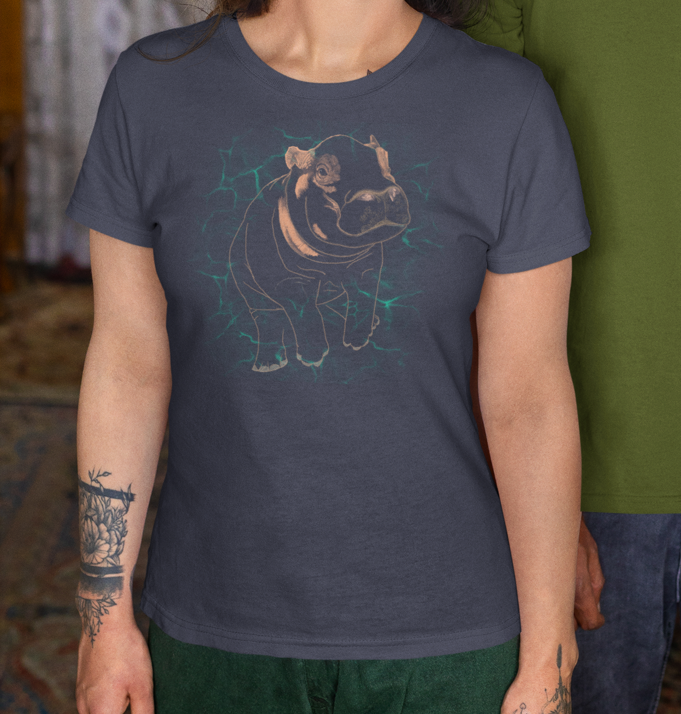 "Float Mode" Jamie's Hand-Drawn Hippo Collection