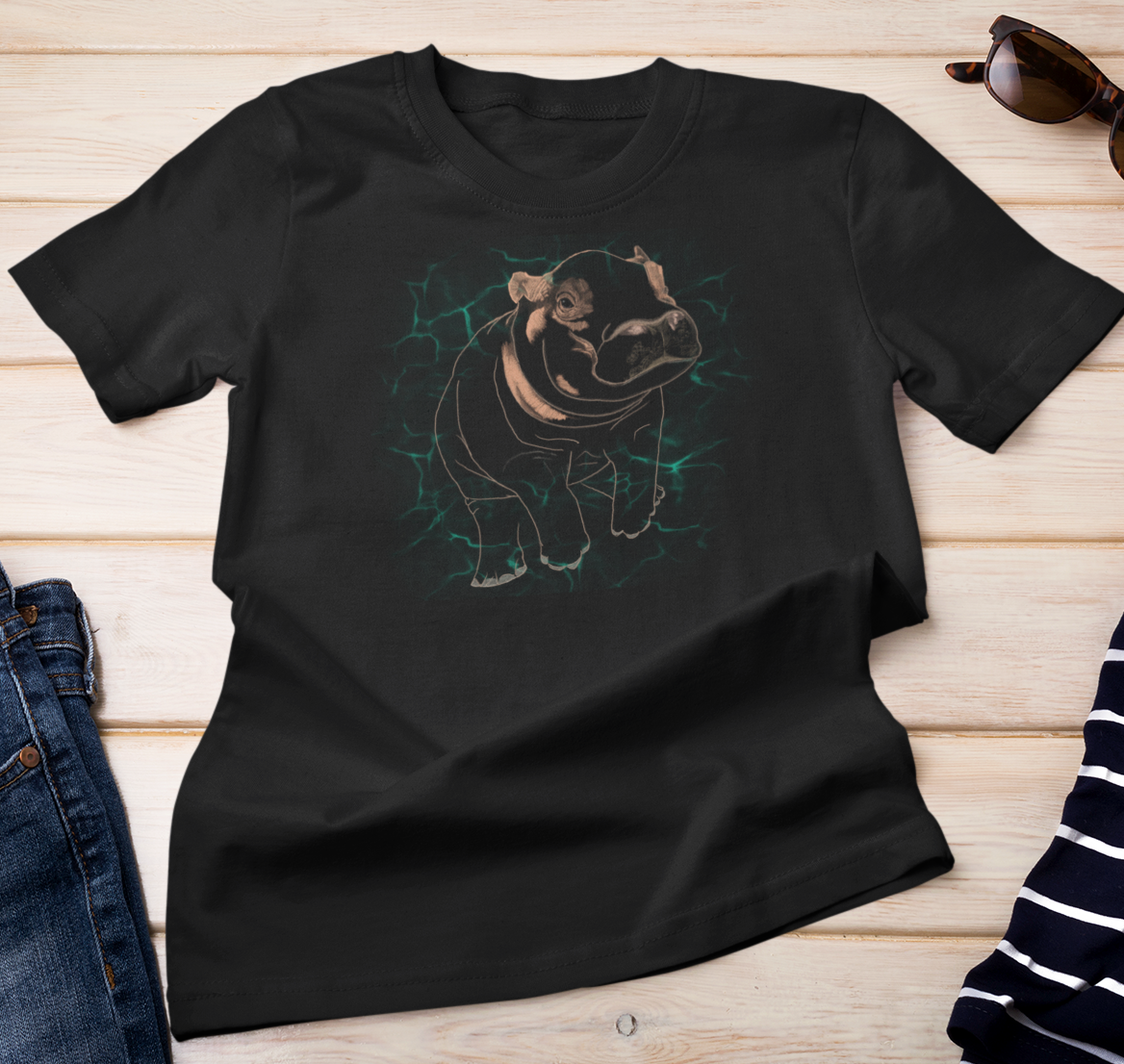 "Float Mode" Jamie's Hand-Drawn Hippo Collection