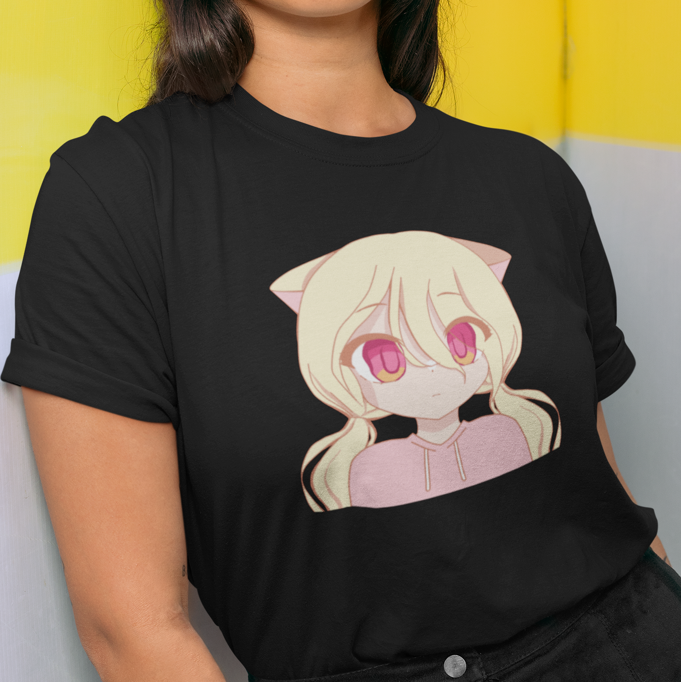 Lilly - Anime Girl Unisex Softstyle T-Shirt, Cute Graphic Tee for Anime Fans, Casual Wear, Gift for Birthdays, Cosplay, Relaxation