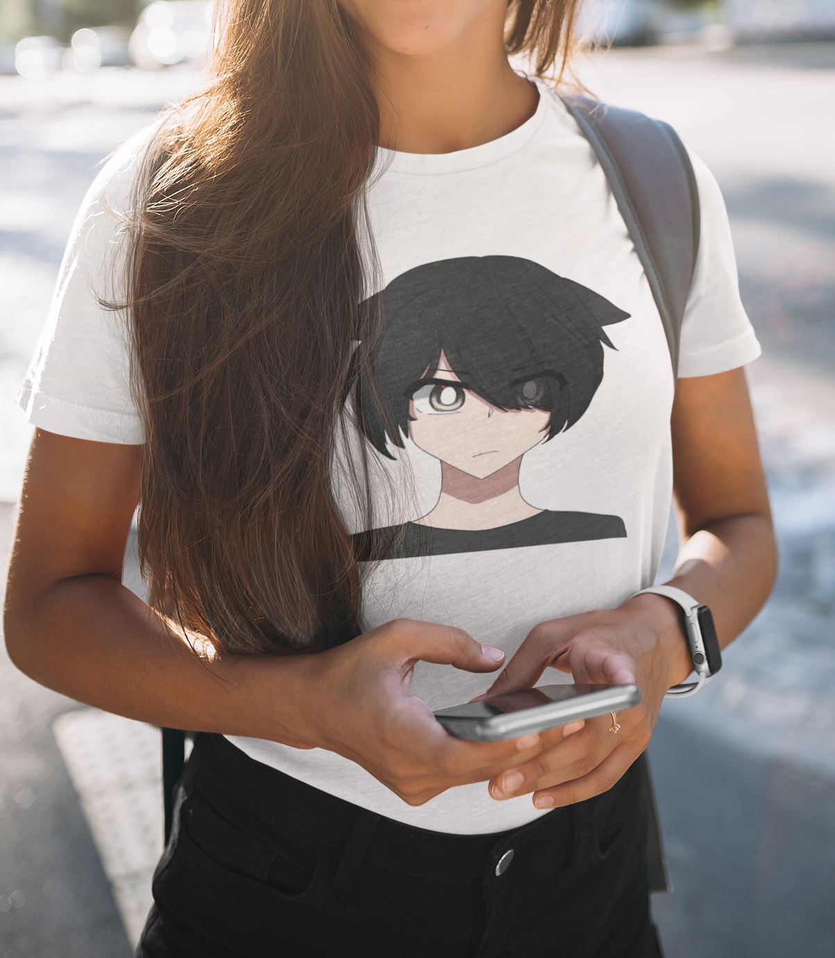 Rudy Rosher - Anime-Inspired Unisex Softstyle T-Shirt, Cute Cartoon Character Tee for Fans, Casual Anime Shirt, Perfect Gift for Birthdays, Cosplay Wear