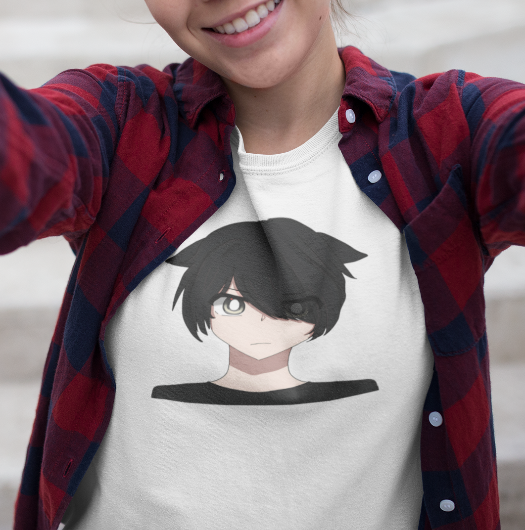Rudy Rosher - Anime-Inspired Unisex Softstyle T-Shirt, Cute Cartoon Character Tee for Fans, Casual Anime Shirt, Perfect Gift for Birthdays, Cosplay Wear