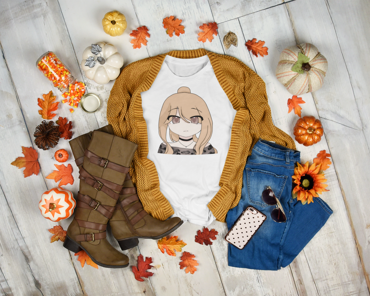 Olivia - Cute Anime Graphic Tee – Perfect for Casual Outings, Gifts, or Anime Conventions, Manga Fan Apparel, Gift for Her